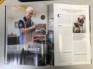 Article dédié à Motor Concept (André Chipeaux) dans le magazine Porsche